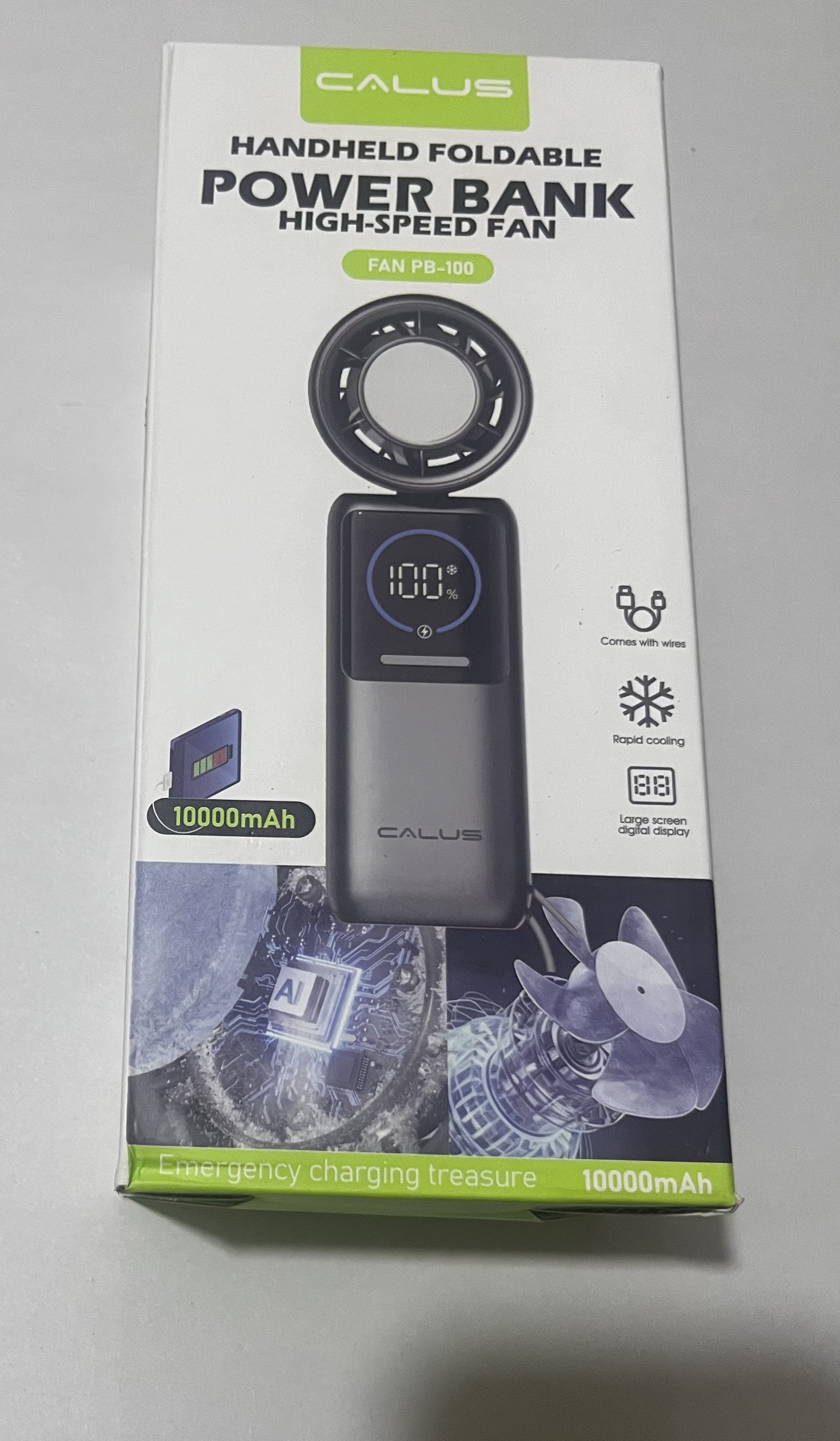 ventilateur portable pliable